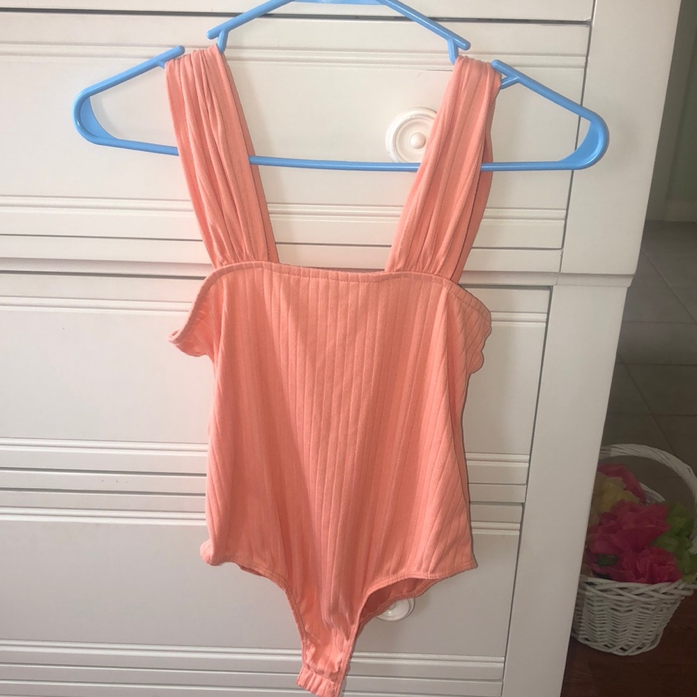 BaeVely Orange Bodysuit